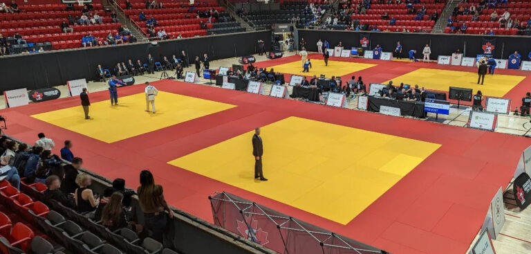 The mats at Open Nationals 2023