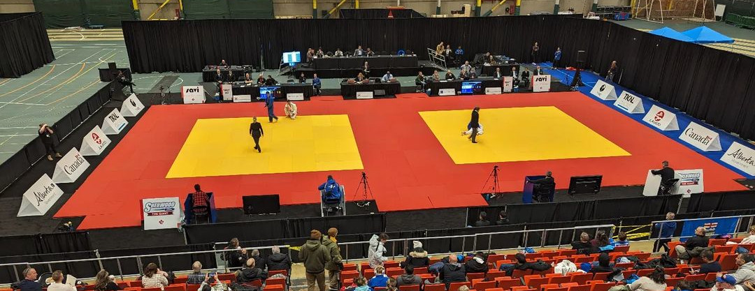 The mats at the Elite Nationals