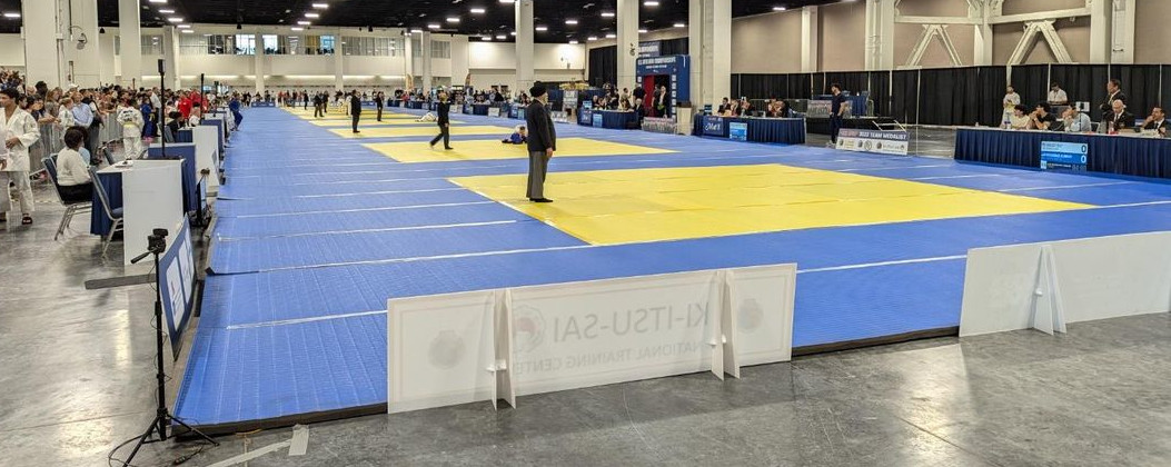 The mats on Day 1 of the US Open 2024