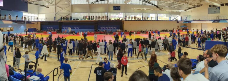 Panoramic photo of the tournament venue