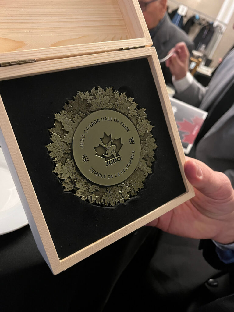 Judo Canada Hall of Fame medallion